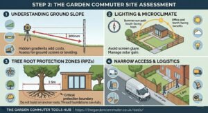 Garden Office Planning Illustration
