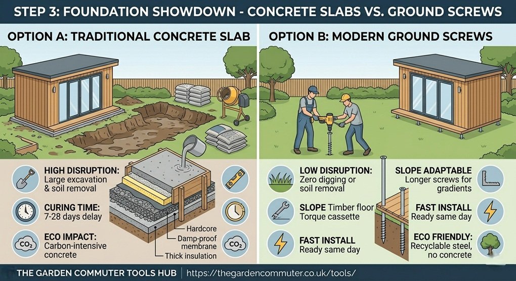 Garden Office Planning Illustration